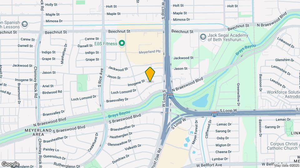 4802 Braesvalley Dr Map and Location Details