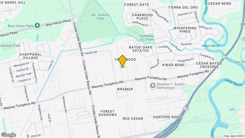 3902 Cary Creek Dr Map and Location Details