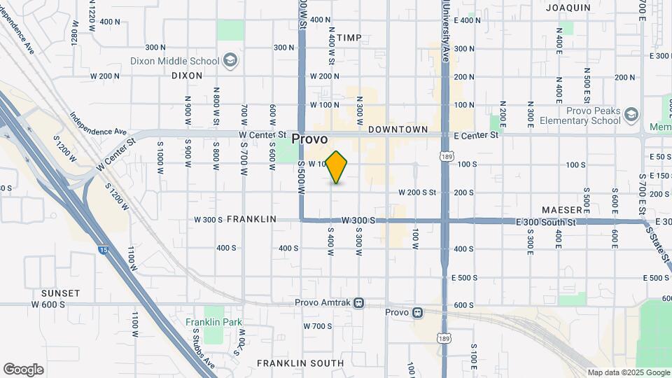 193 S 400 W Map and Location Details