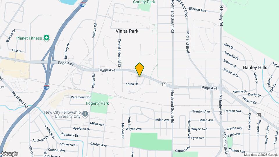 1740 Carolyn Park Dr Map and Location Details