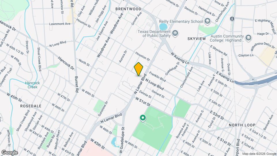 813 W N Loop Blvd Map and Location Details