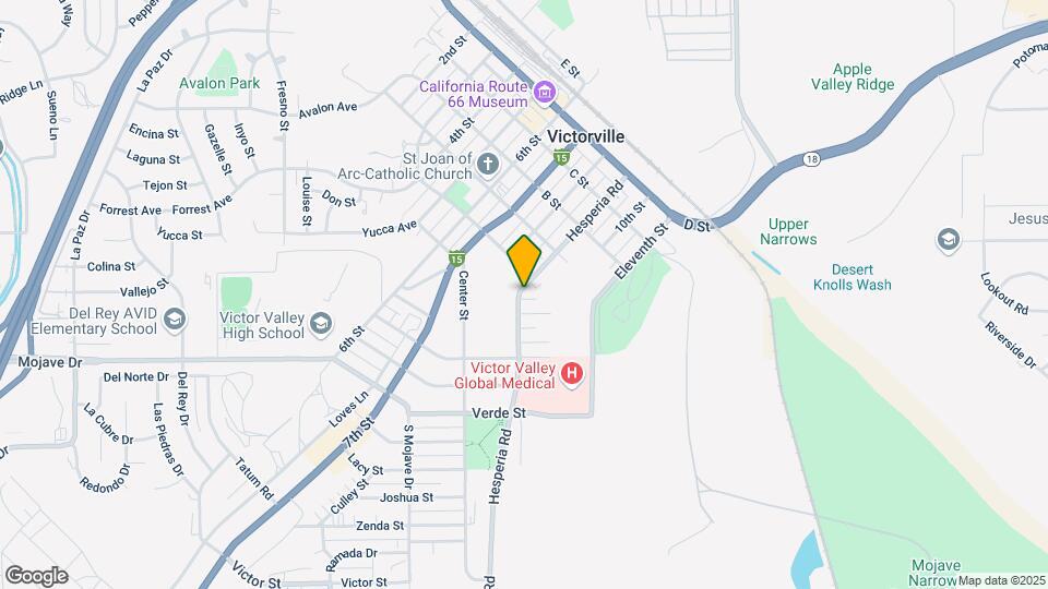 15405-15415 Hesperia Rd Map and Location Details