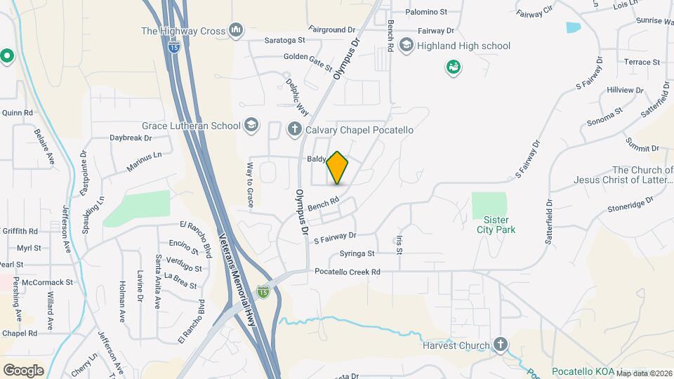 1683 Glacier St Map and Location Details