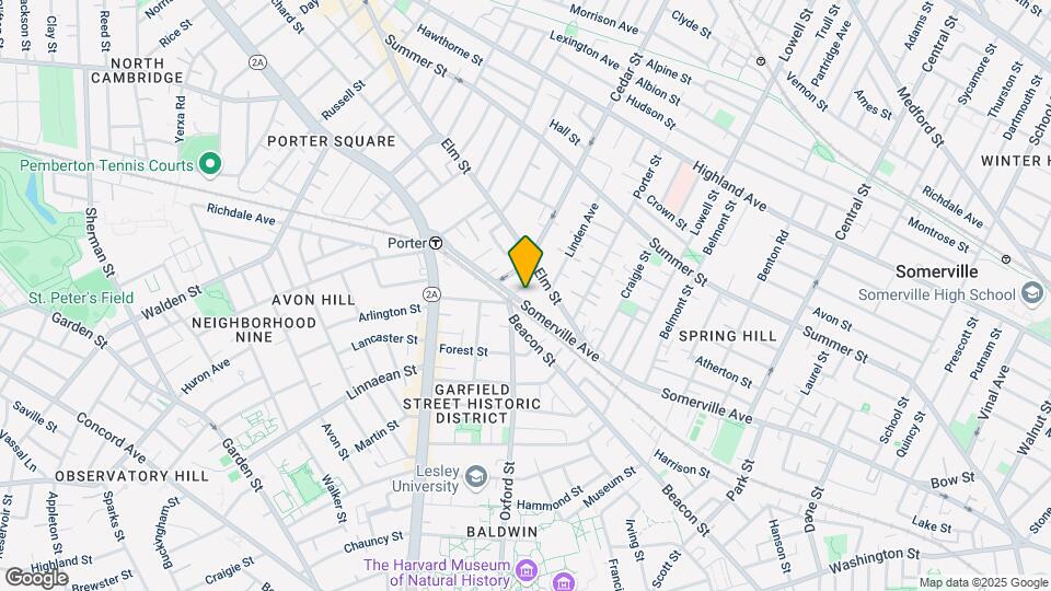 755 Somerville Ave Mapa y Detalles de la Ubicación