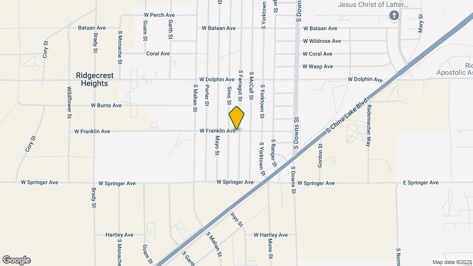 1501 S Farragut St Map and Location Details