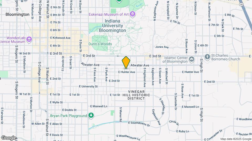 1003 E Hunter Ave, Unit Studio Map and Location Details