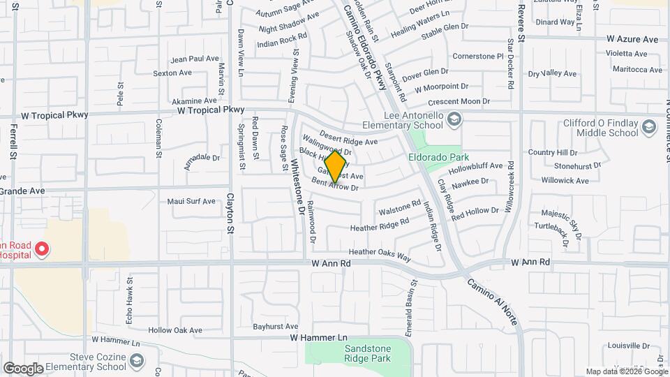 1677 Bent Arrow Dr Map and Location Details