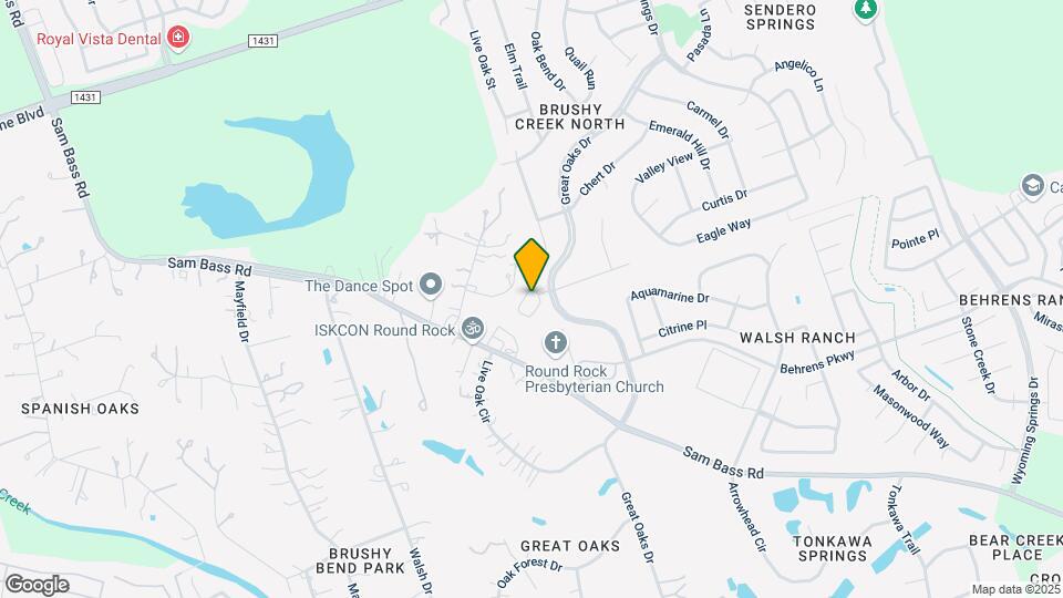 2410 Great Oaks Dr Map and Location Details