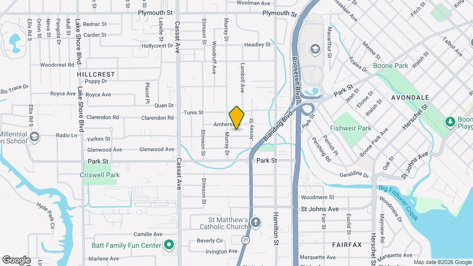 4641 Yerkes St Map and Location Details