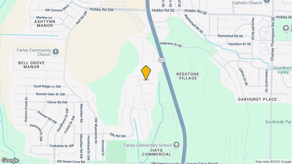 2112 S Meadows Dr Map and Location Details