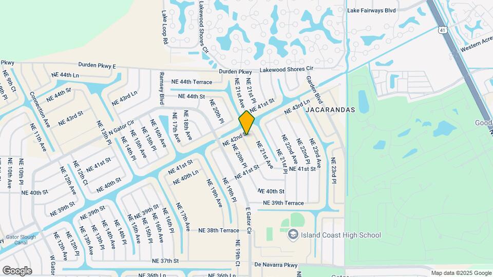 4137 NE 20th Ct Map and Location Details