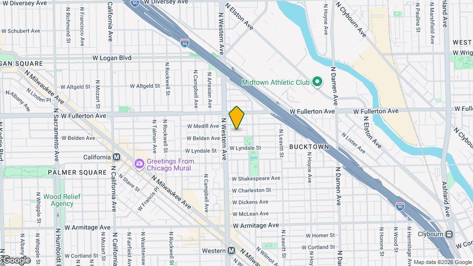 2334 W Belden Ave, Unit G Mapa y Detalles de la Ubicación