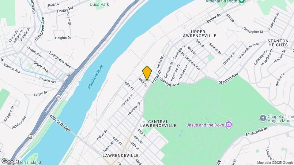 4908 Hatfield Street Mapa y Detalles de la Ubicación