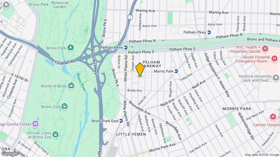 2102 Holland Ave Mapa y Detalles de la Ubicación