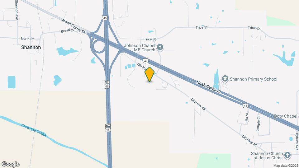 141 Old Highway 45 Map and Location Details