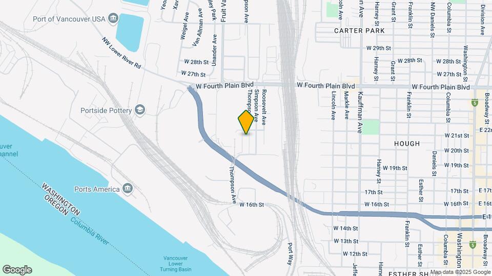 2023 Thompson Ave Mapa y Detalles de la Ubicación