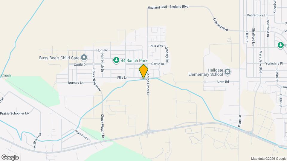 5103 Filly Ln Map and Location Details