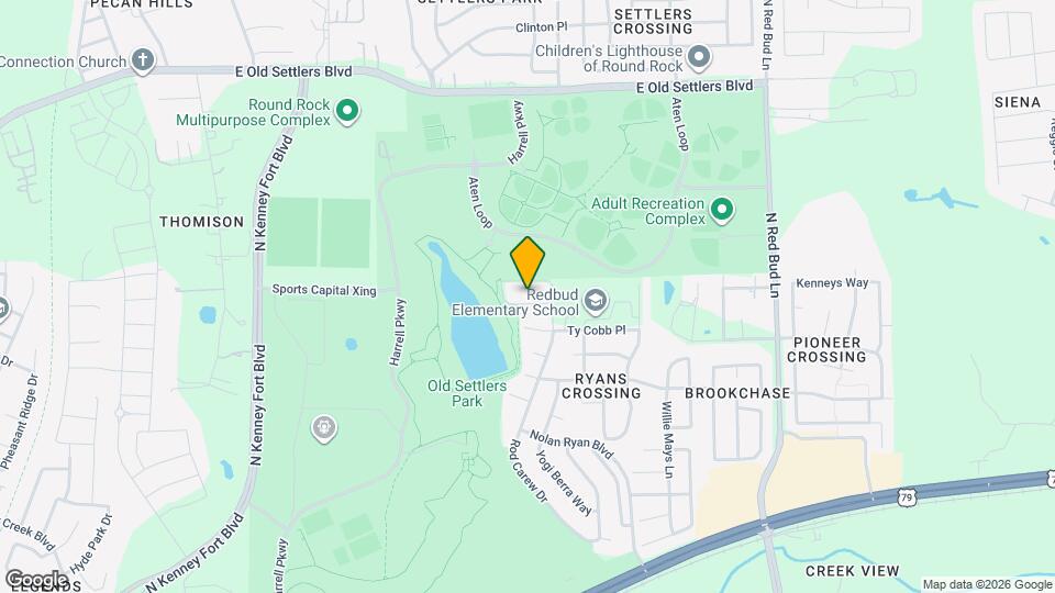 1306 Lou Gehrig Ln Map and Location Details