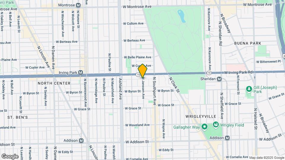 3942 N Janssen Ave Mapa y Detalles de la Ubicación