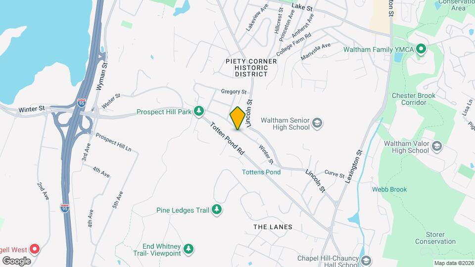 104 Winter St, Unit 1 Map and Location Details