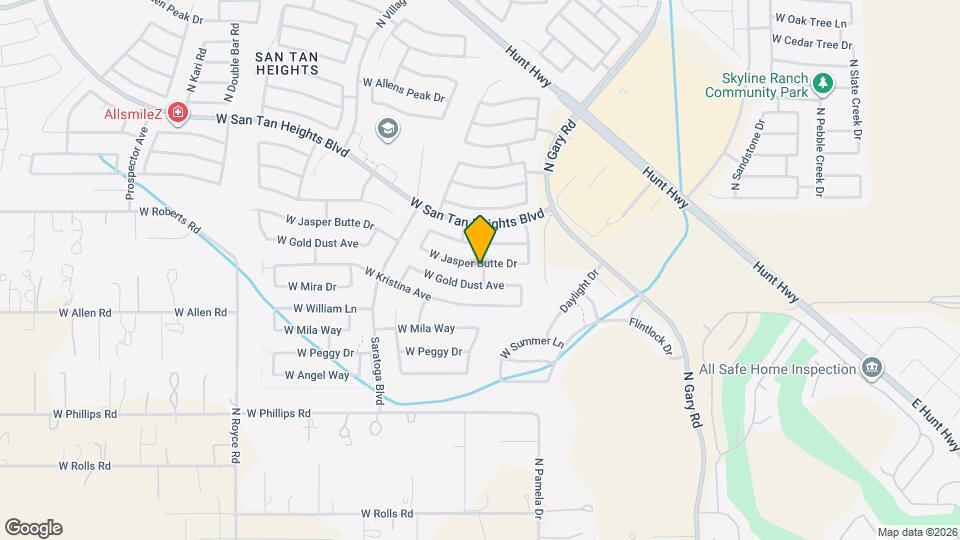 2159 W Jasper Butte Dr Map and Location Details