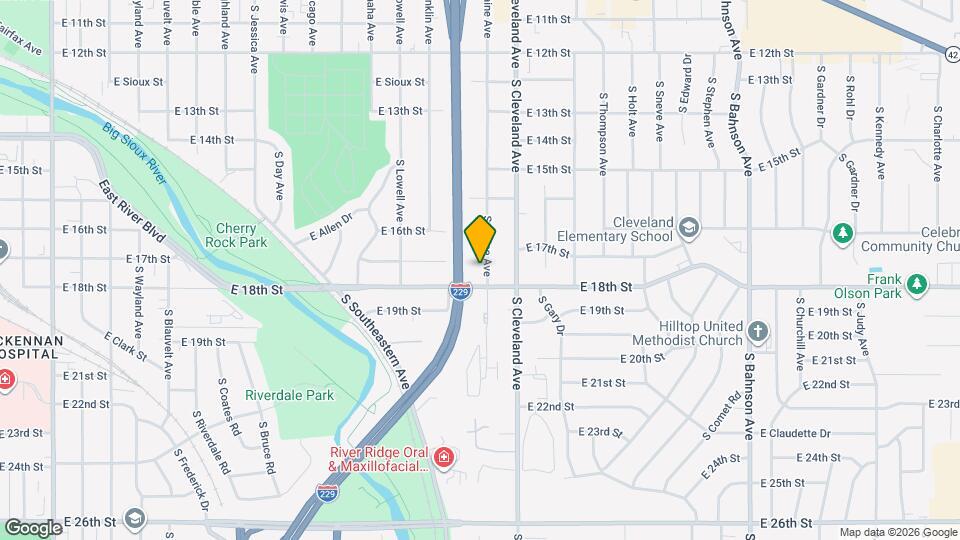 1011 S Blaine Ave Map and Location Details