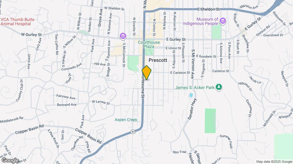 329 S Montezuma St Map and Location Details