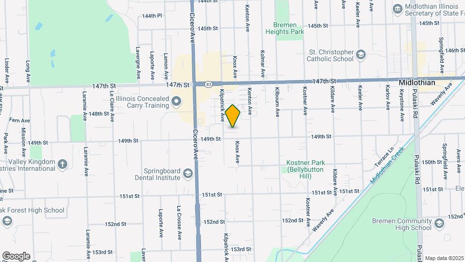 14831 Kilpatrick Ave Mapa y Detalles de la Ubicación