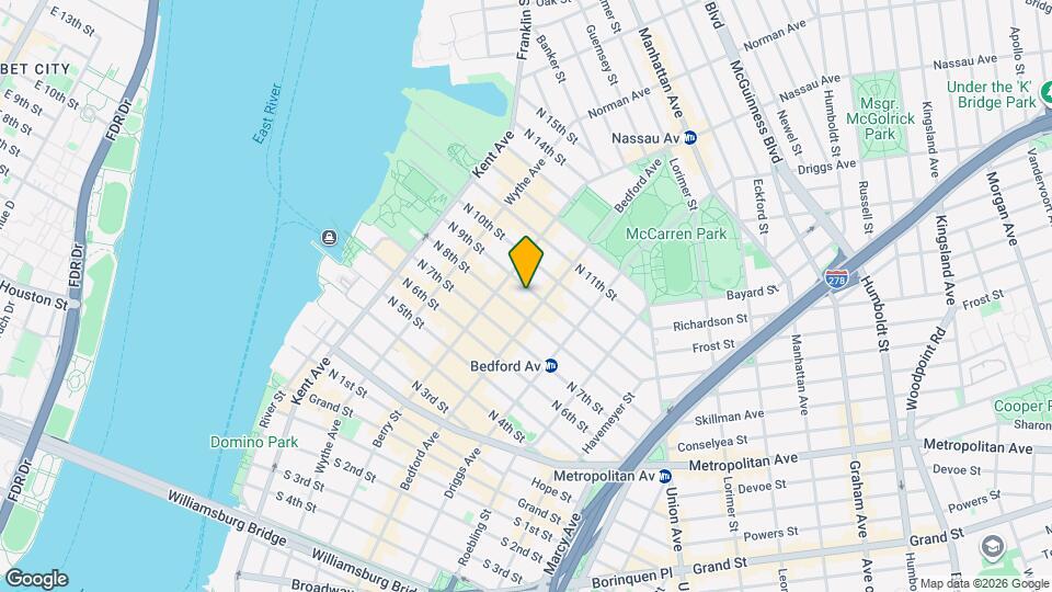 152 N 9th St Mapa y Detalles de la Ubicación