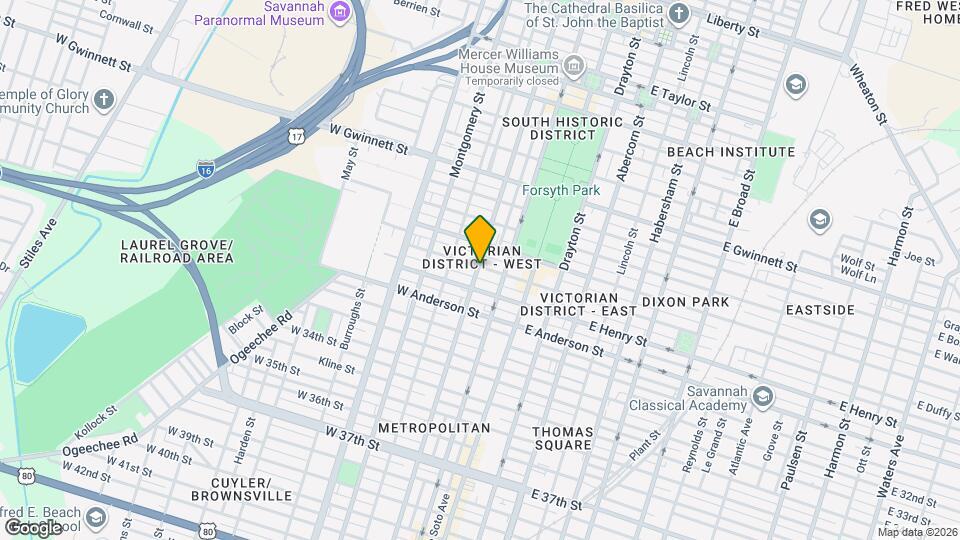 1206 Barnard St Map and Location Details