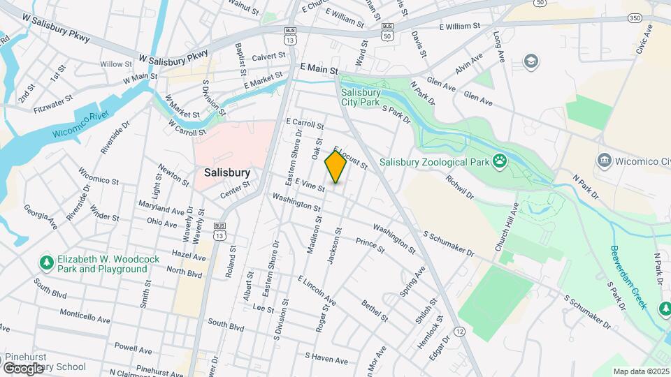 319 E Vine St Map and Location Details