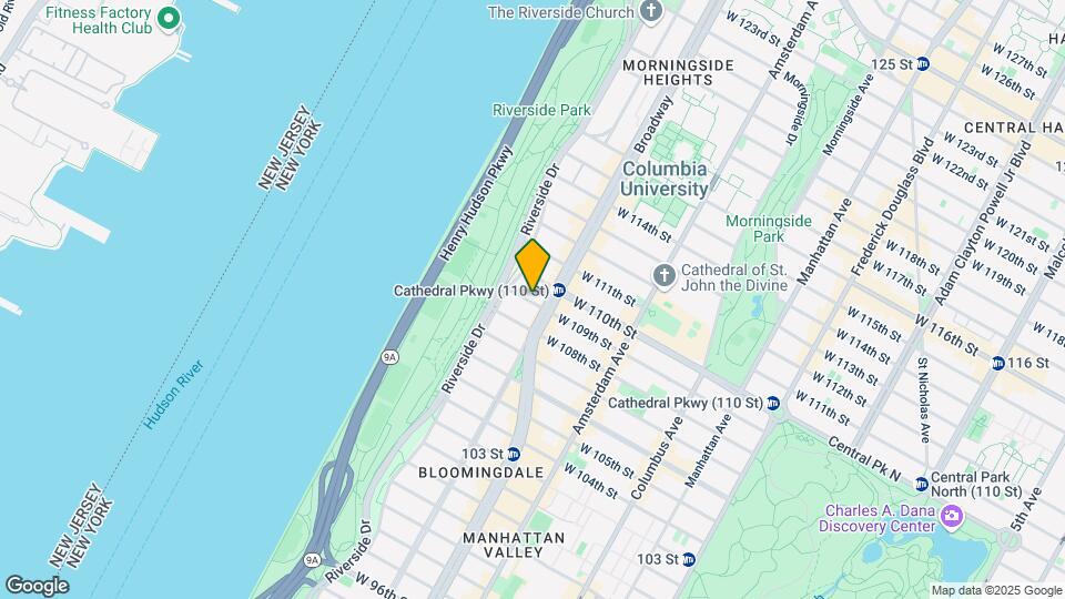 309 W 109th St Mapa y Detalles de la Ubicación