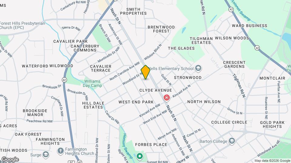 1518 Anderson St NW Map and Location Details