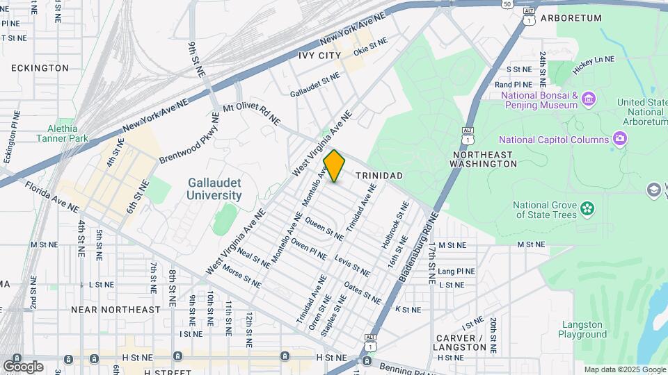 1225 Raum St NE Mapa y Detalles de la Ubicación