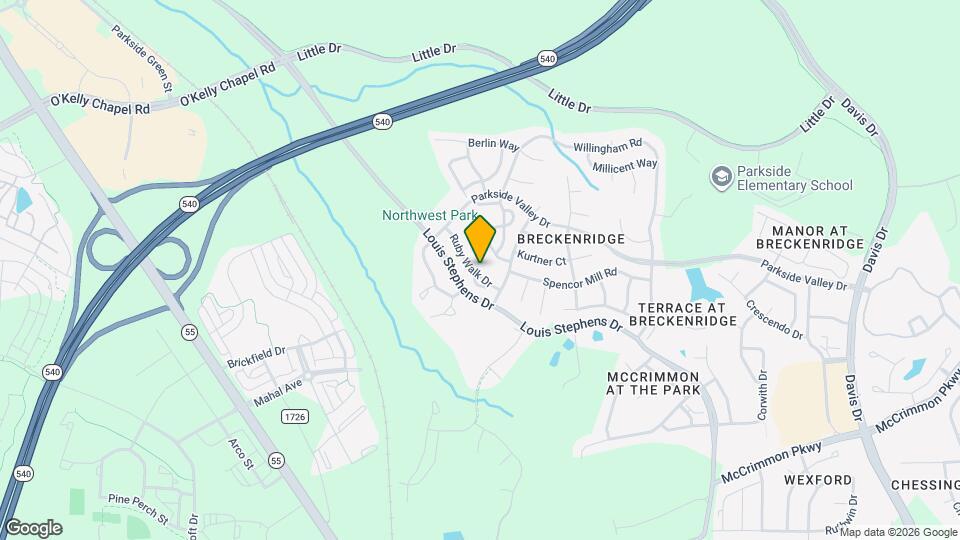 413 Ruby Walk Dr Map and Location Details