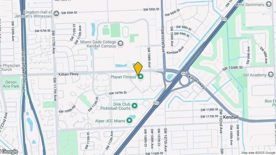 10900 SW 104th St Map and Location Details
