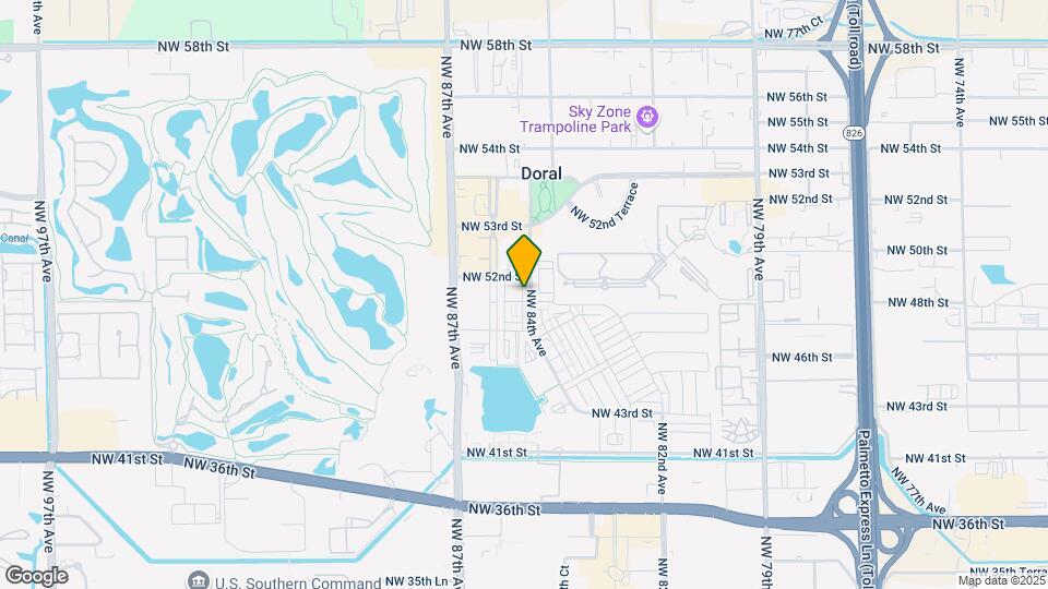 4740 NW 84th Ct Map and Location Details