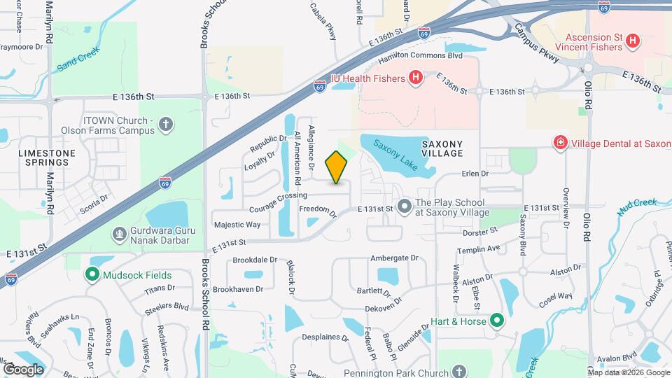 12916 Courage Crossing Map and Location Details