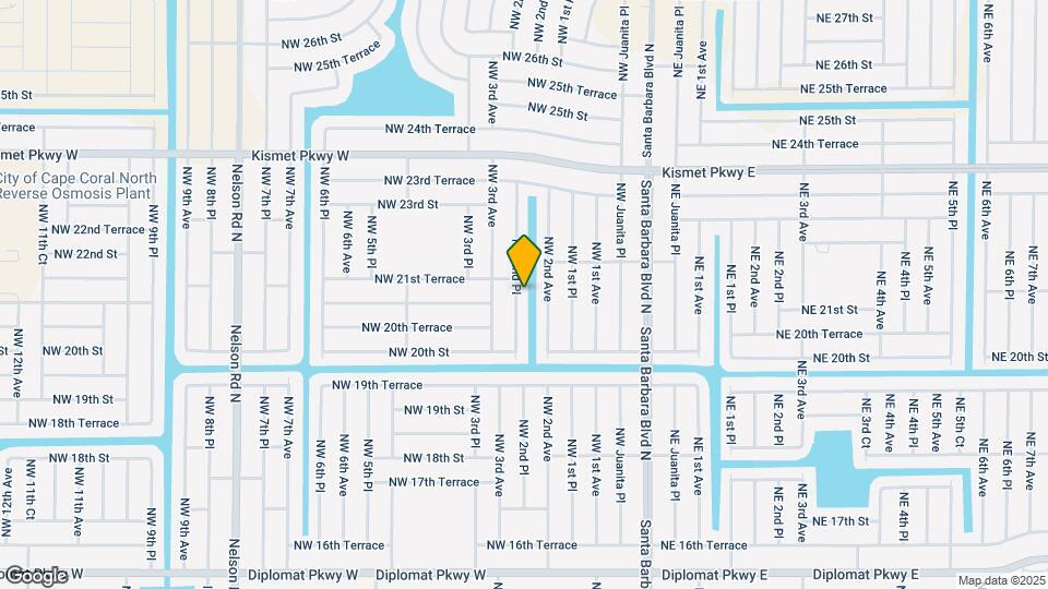 2103 NW 2nd Pl Map and Location Details