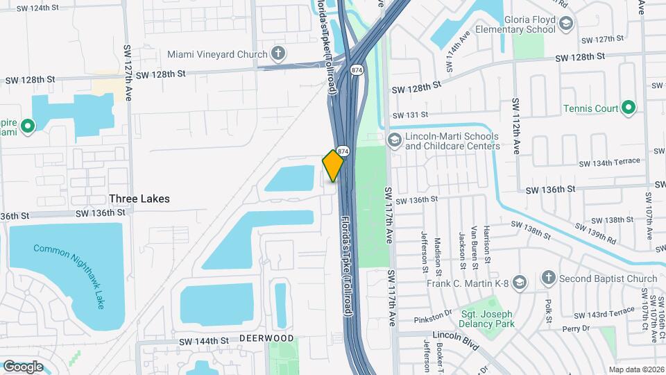 13500 SW 118th Pl Map and Location Details