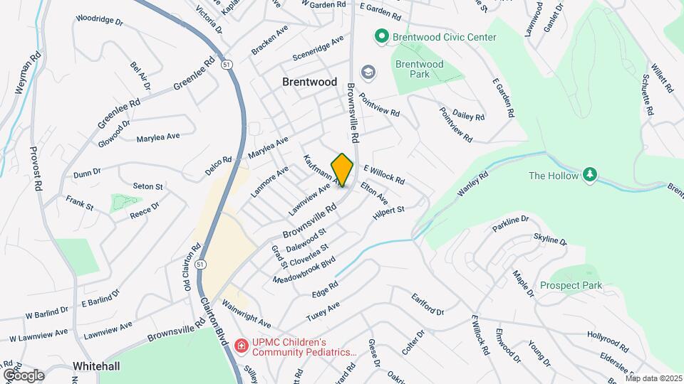 Brentwood Manor Mapa y Detalles de la Ubicación