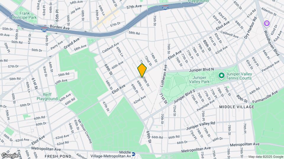 61-12 70th St Map and Location Details