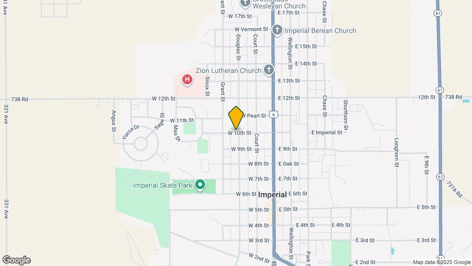 310 W 10th St Map and Location Details