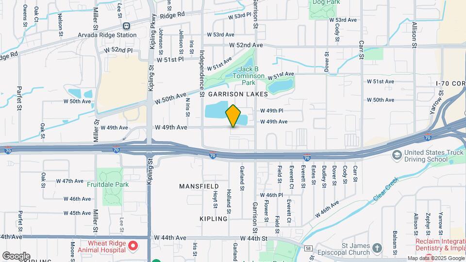 9380 W 49th Ave Mapa y Detalles de la Ubicación