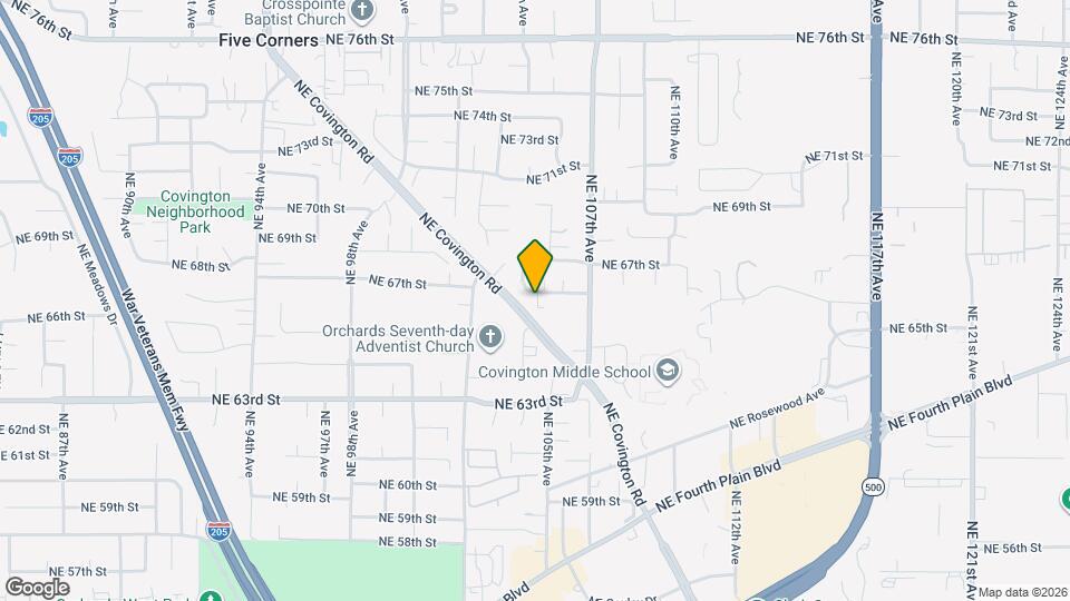 10411 NE 66th St Map and Location Details