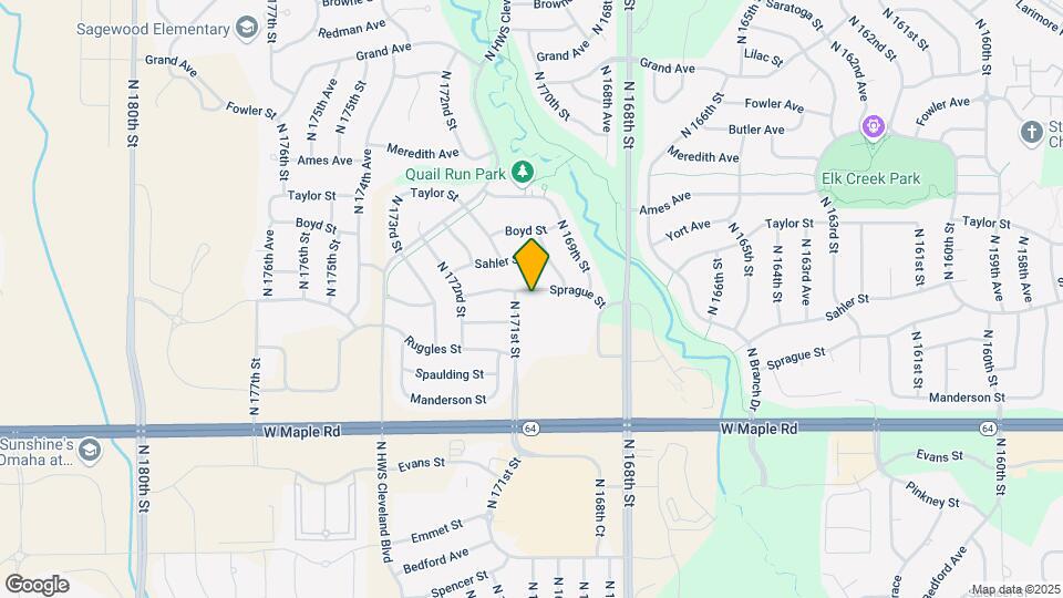 17029 Sprague St Map and Location Details