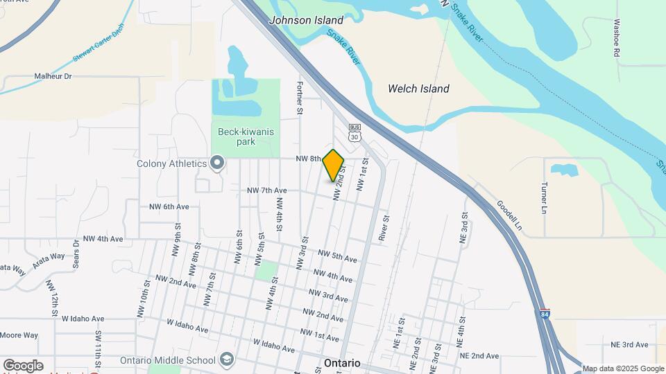 717 NW 2nd St Map and Location Details