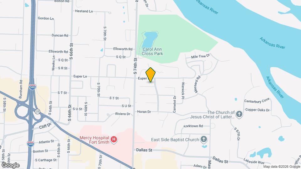 7601 Oxford Pl Map and Location Details