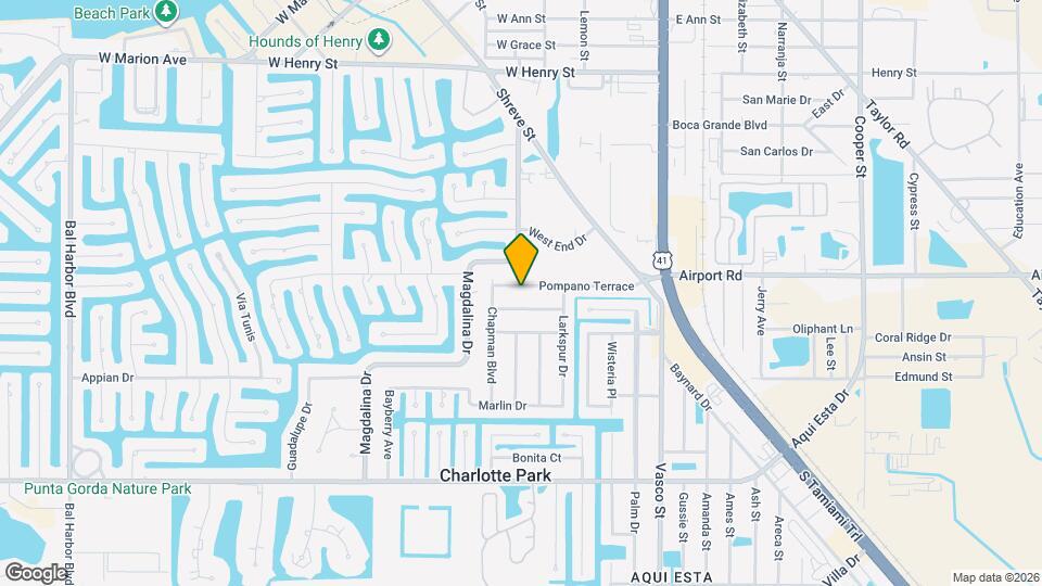 625 Pompano Terrace Map and Location Details