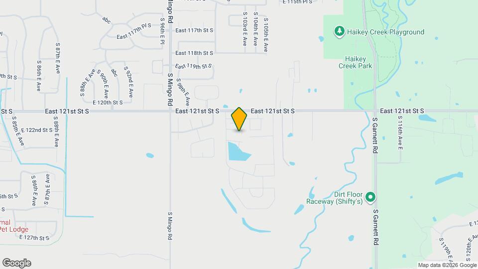 12211 S 102nd E Ave Map and Location Details